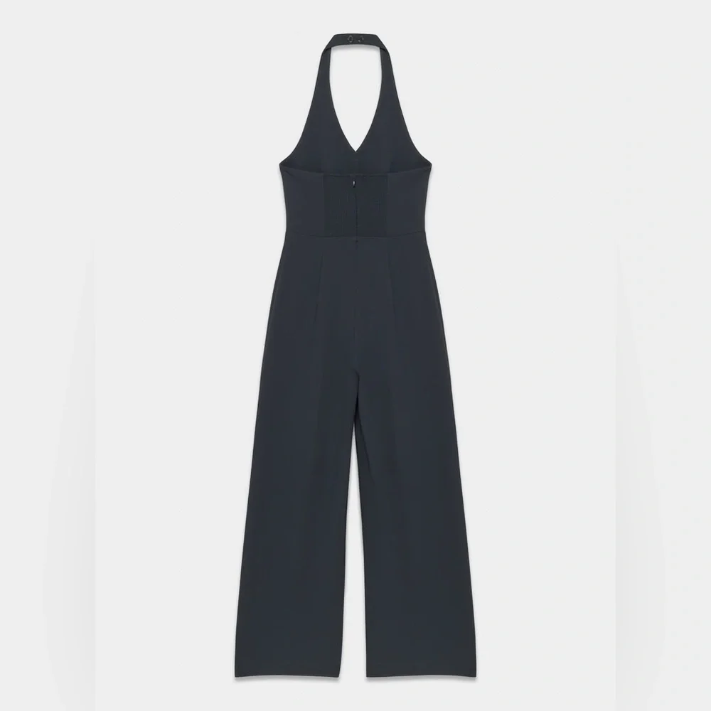 NWT - Wilfred Upscale Jumpsuit - Dark Night Navy - Size 6 - Picture 6 of 7